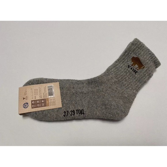 Yak wool blend thermal socks size 37-39 made in Mongolia - Picture 2 of 7